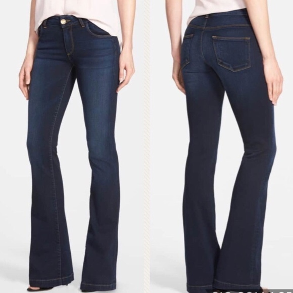 Kut from the Kloth Chrissy Flare Denim Jeans 8
